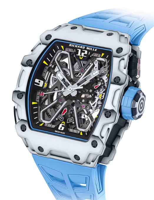 RICHARD MILLE RM 35-03 Automatic Winding Rafael Nadal White Quartz Carbon TPT Replica Watch